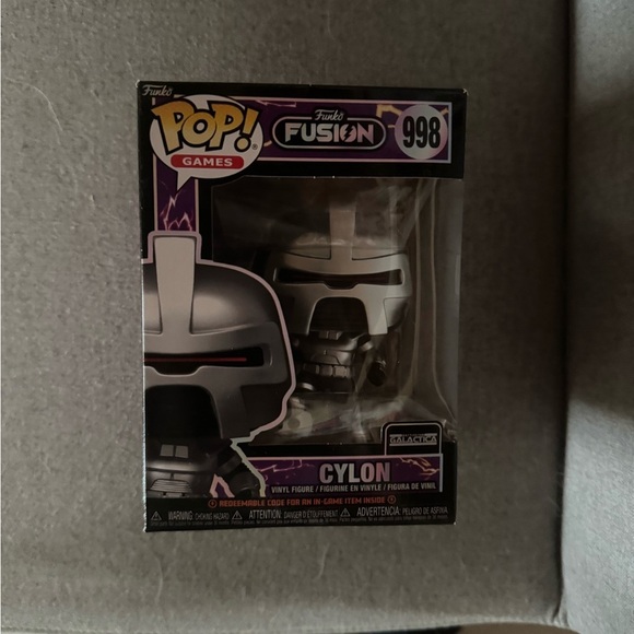 Funko Other - Funko Fusion Cylon Vinyl Figure - Silver and Black